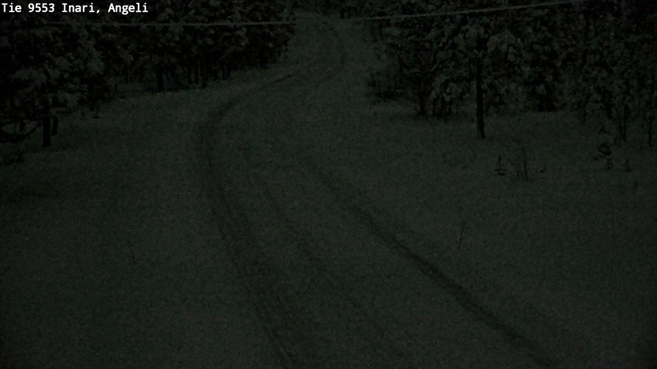 Weather Camera Image Road 9553 Inari, Angeli, Lintupuolivaara, Inari, Lappi