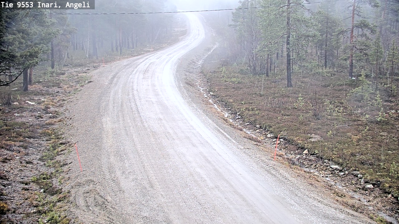 Kelikamerat Kuva Tie 9553 Inari, Angeli, Lintupuolivaara, Inari, Lappi