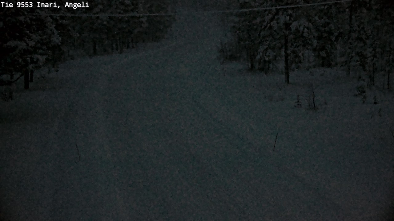 Weather Camera Image Road 9553 Inari, Angeli, Lintupuolivaara, Inari, Lappi