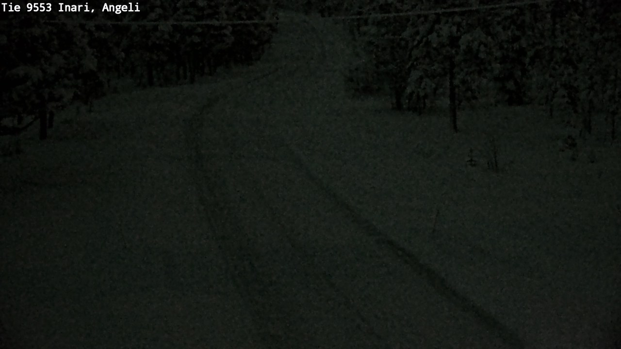 Weather Camera Image Road 9553 Inari, Angeli, Lintupuolivaara, Inari, Lappi