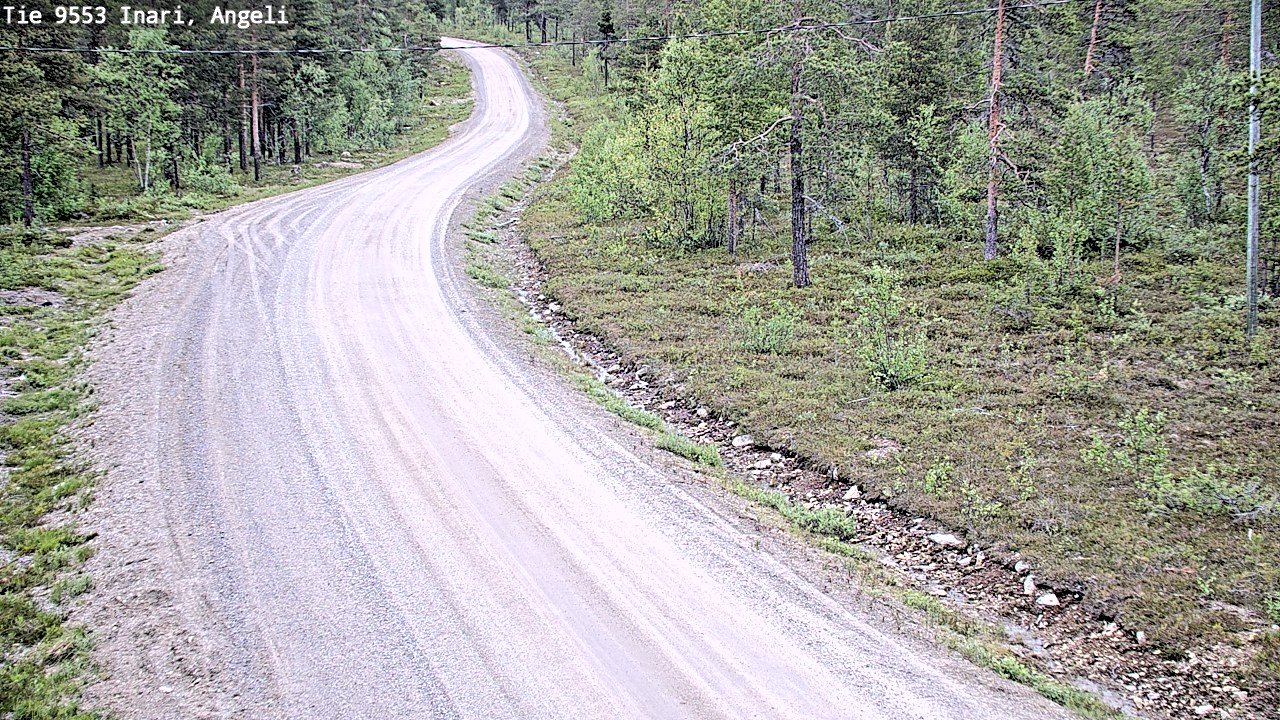Kelikamerat Kuva Tie 9553 Inari, Angeli, Lintupuolivaara, Inari, Lappi