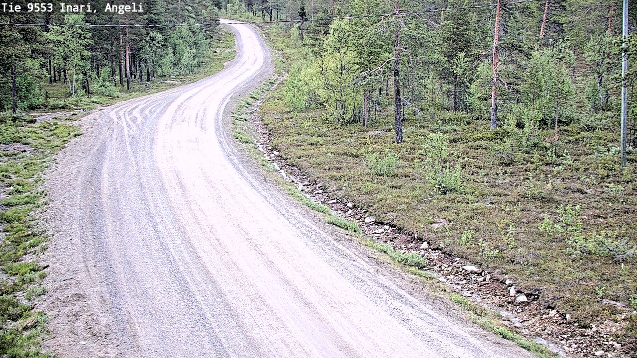 Kelikamerat Kuva Tie 9553 Inari, Angeli, Lintupuolivaara, Inari, Lappi