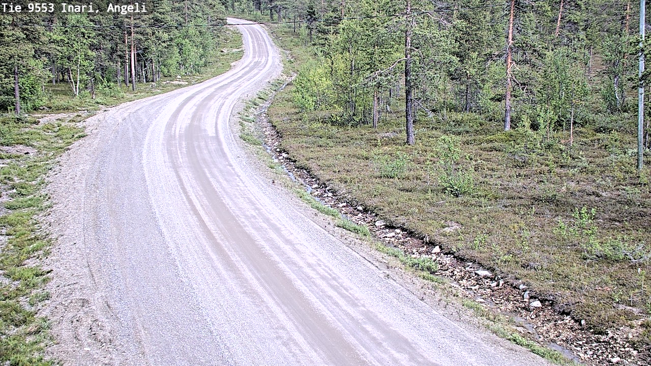 Kelikamerat Kuva Tie 9553 Inari, Angeli, Lintupuolivaara, Inari, Lappi