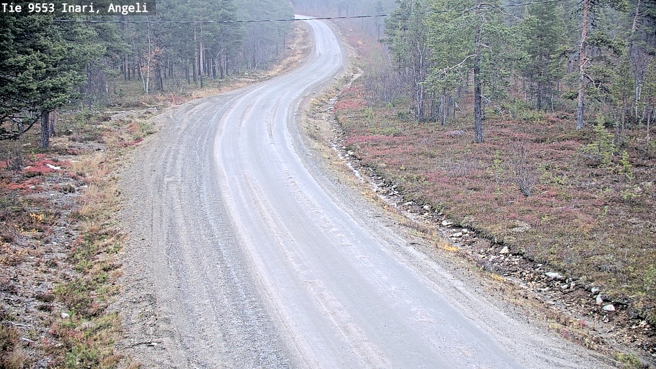 Kelikamerat Kuva Tie 9553 Inari, Angeli, Lintupuolivaara, Inari, Lappi