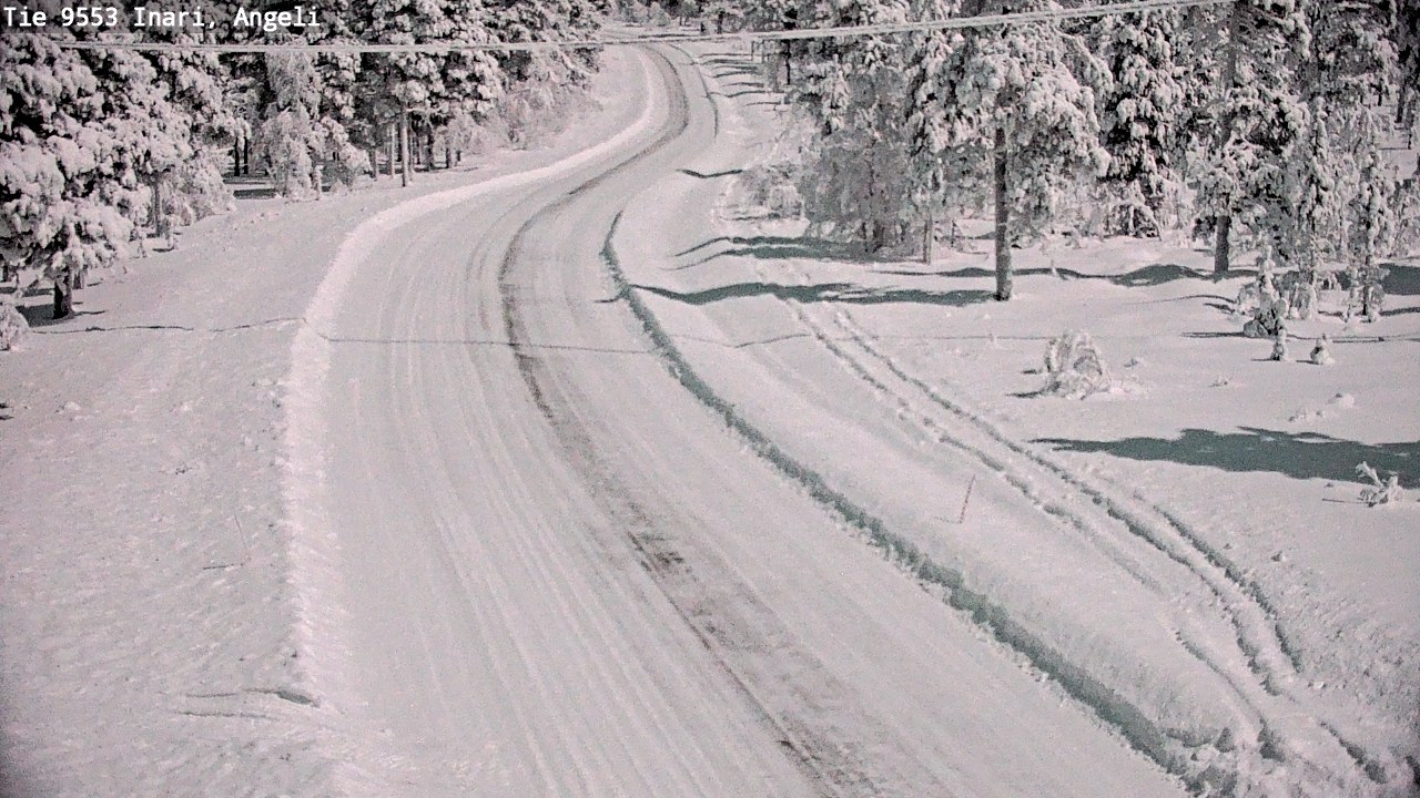 Kelikamerat Kuva Tie 9553 Inari, Angeli, Lintupuolivaara, Inari, Lappi