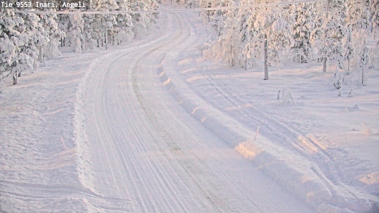 Kelikamerat Kuva Tie 9553 Inari, Angeli, Lintupuolivaara, Inari, Lappi