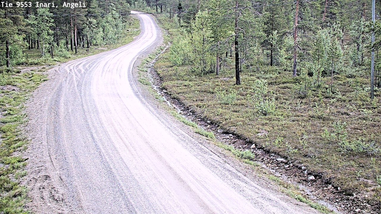Kelikamerat Kuva Tie 9553 Inari, Angeli, Lintupuolivaara, Inari, Lappi