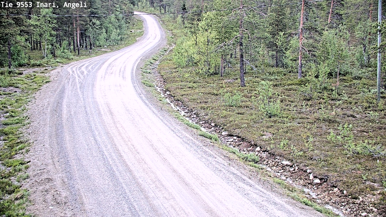 Kelikamerat Kuva Tie 9553 Inari, Angeli, Lintupuolivaara, Inari, Lappi