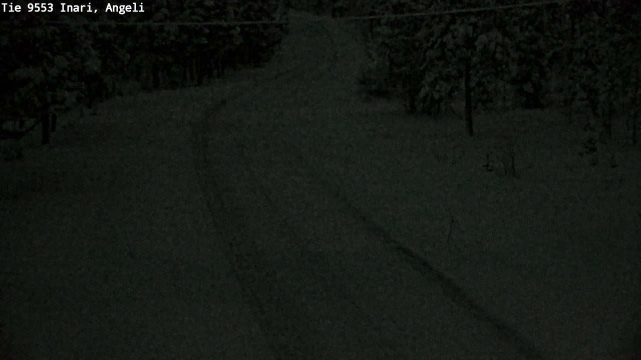 Weather Camera Image Road 9553 Inari, Angeli, Lintupuolivaara, Inari, Lappi