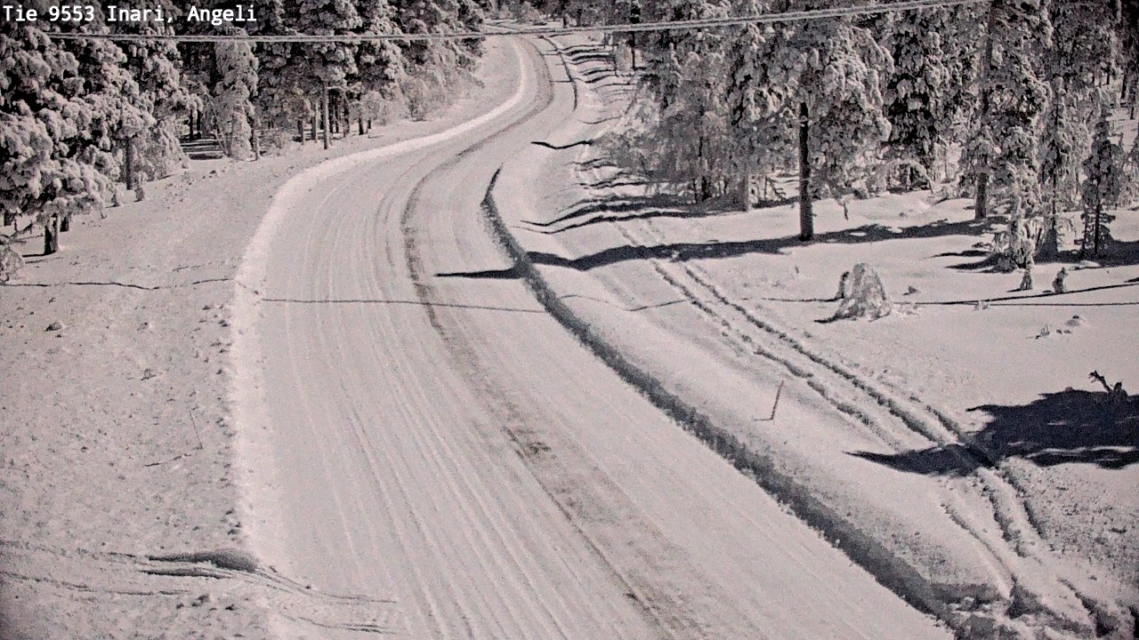 Kelikamerat Kuva Tie 9553 Inari, Angeli, Lintupuolivaara, Inari, Lappi