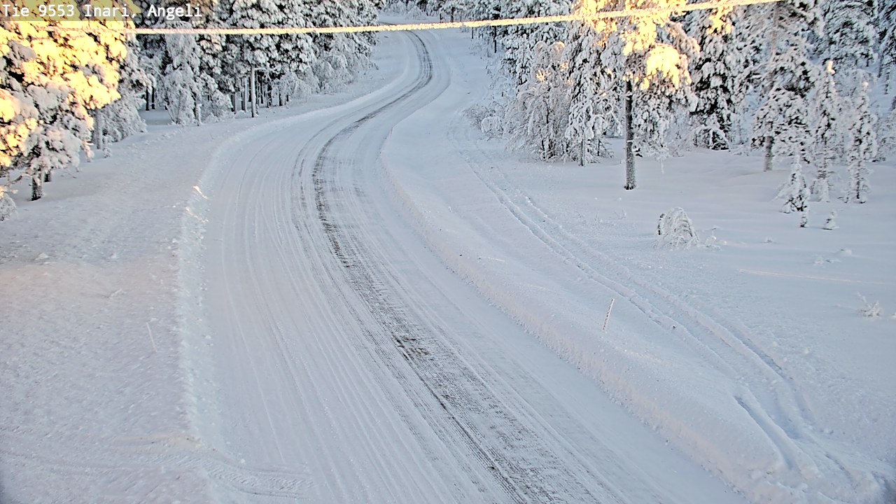 Kelikamerat Kuva Tie 9553 Inari, Angeli, Lintupuolivaara, Inari, Lappi