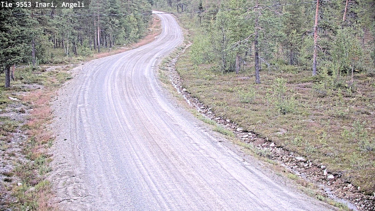 Kelikamerat Kuva Tie 9553 Inari, Angeli, Lintupuolivaara, Inari, Lappi
