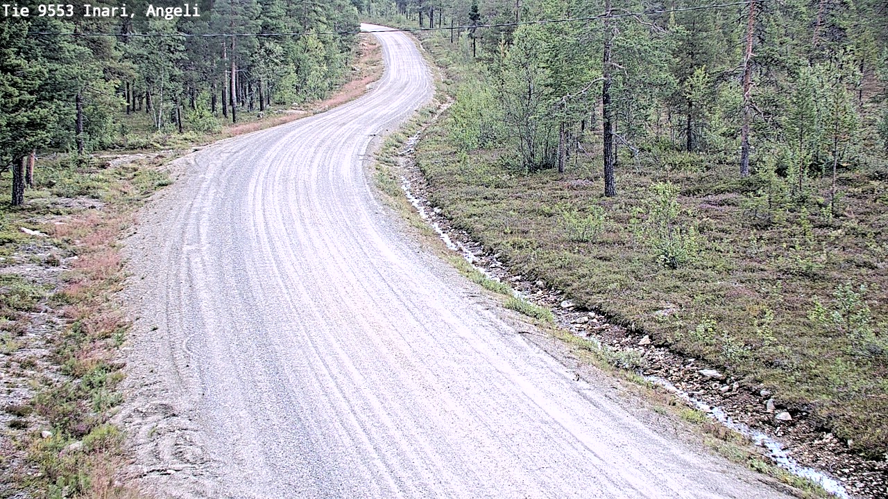 Weather Camera Image Road 9553 Inari, Angeli, Lintupuolivaara, Inari, Lappi