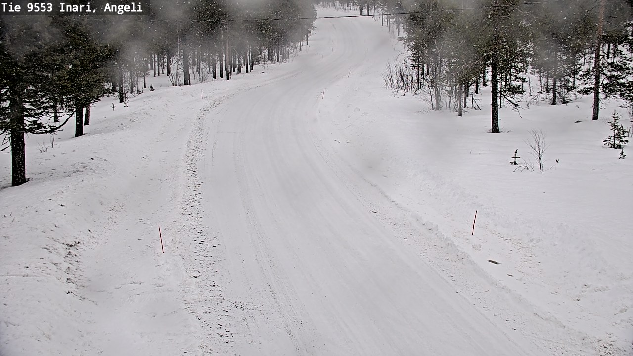 Kelikamerat Kuva Tie 9553 Inari, Angeli, Lintupuolivaara, Inari, Lappi