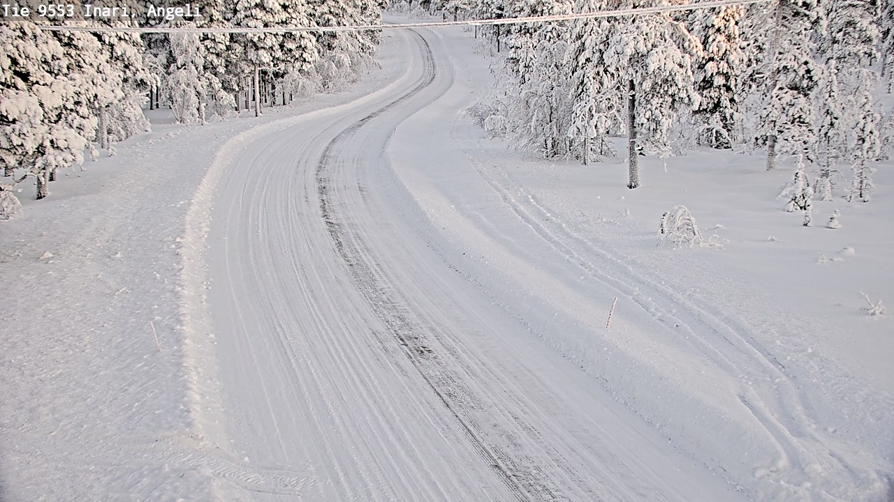 Kelikamerat Kuva Tie 9553 Inari, Angeli, Lintupuolivaara, Inari, Lappi