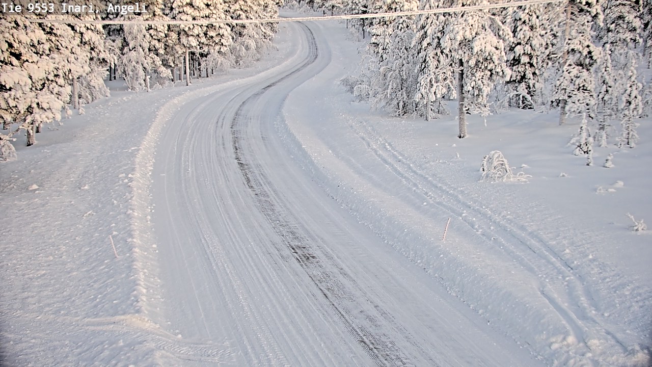 Kelikamerat Kuva Tie 9553 Inari, Angeli, Lintupuolivaara, Inari, Lappi