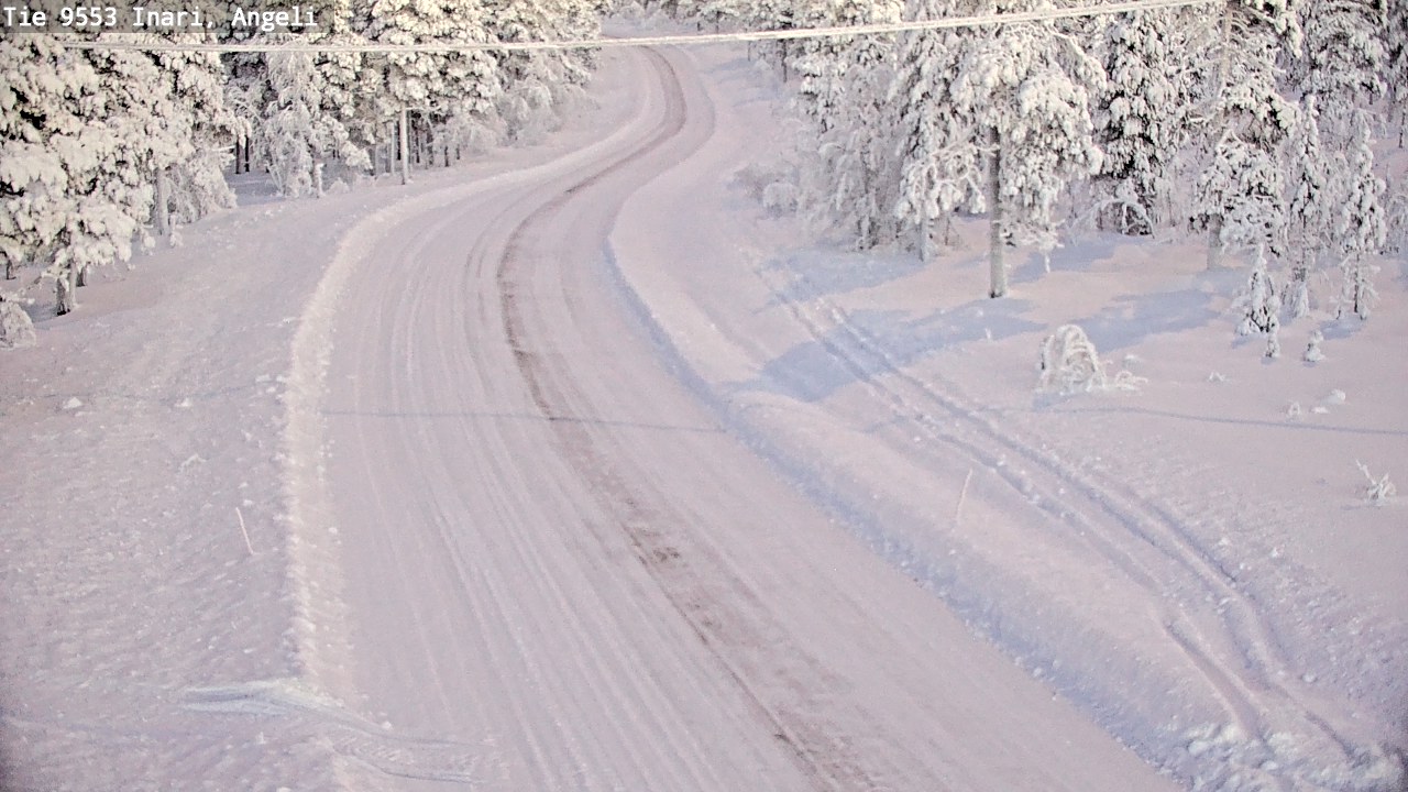 Kelikamerat Kuva Tie 9553 Inari, Angeli, Lintupuolivaara, Inari, Lappi