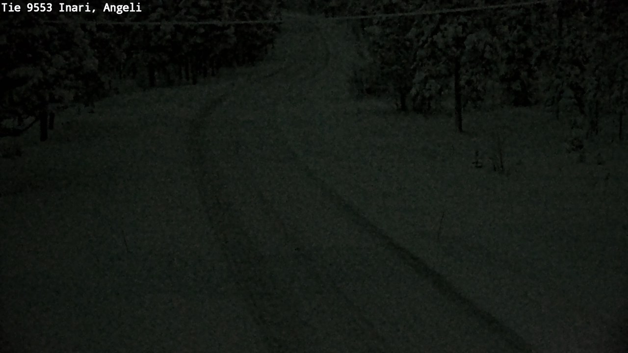 Weather Camera Image Road 9553 Inari, Angeli, Lintupuolivaara, Inari, Lappi