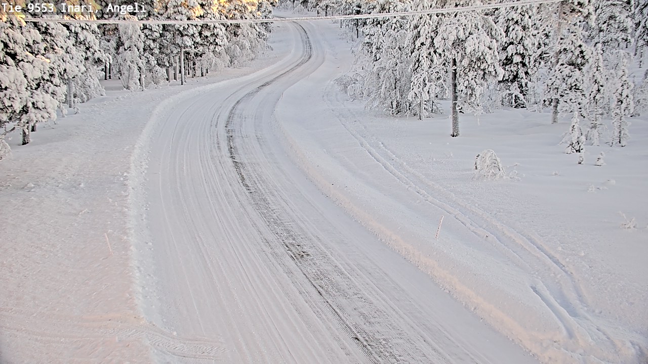 Kelikamerat Kuva Tie 9553 Inari, Angeli, Lintupuolivaara, Inari, Lappi