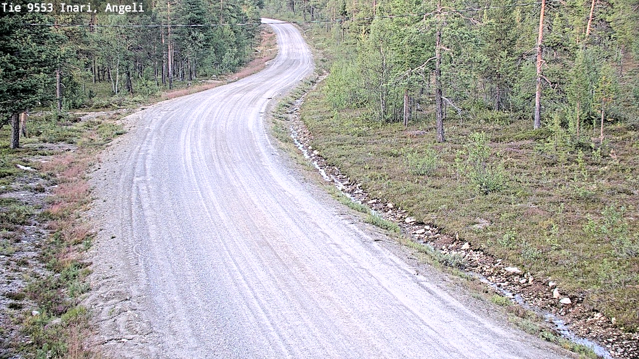 Kelikamerat Kuva Tie 9553 Inari, Angeli, Lintupuolivaara, Inari, Lappi