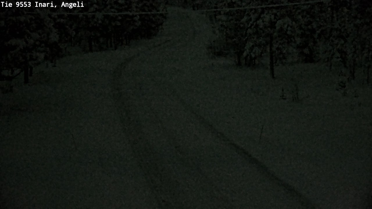Weather Camera Image Road 9553 Inari, Angeli, Lintupuolivaara, Inari, Lappi