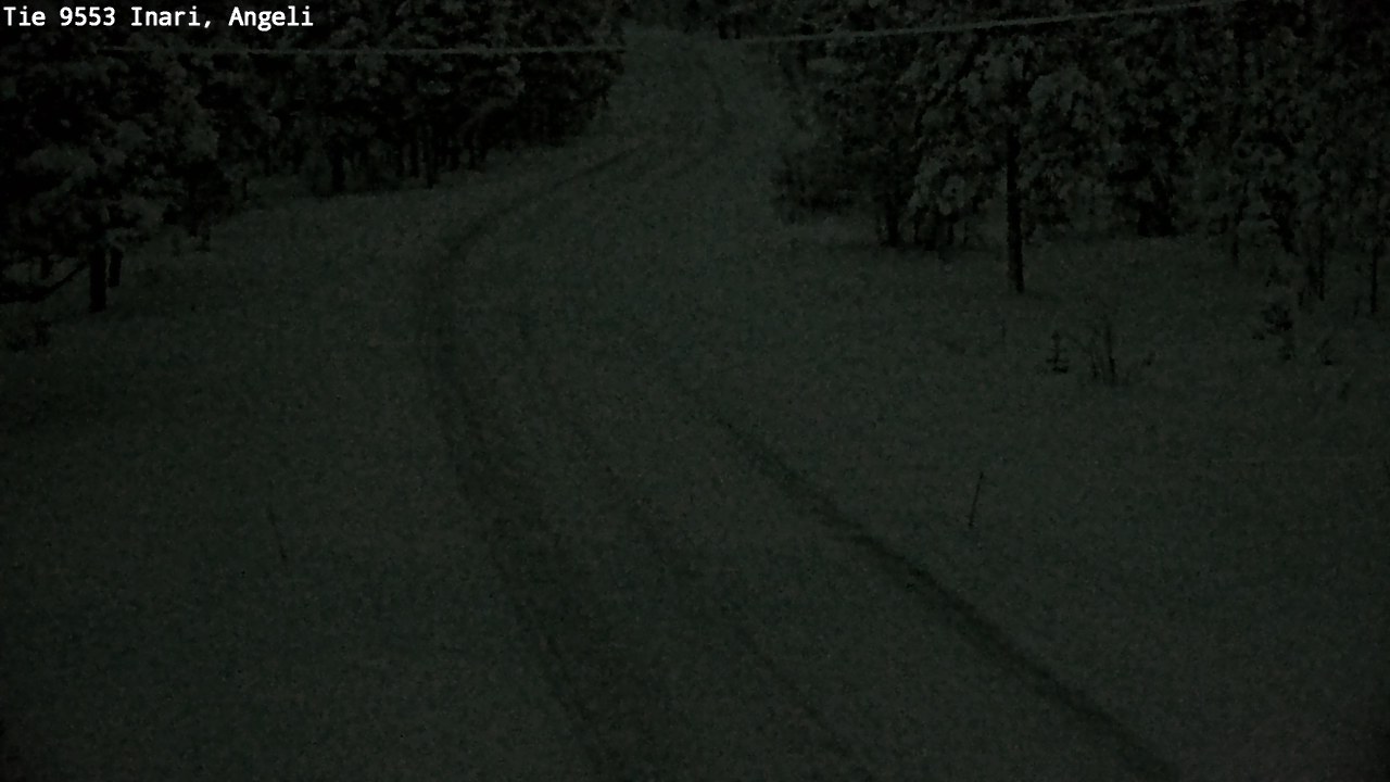 Weather Camera Image Road 9553 Inari, Angeli, Lintupuolivaara, Inari, Lappi