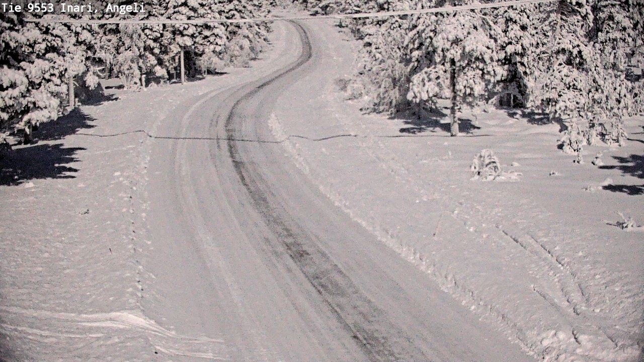 Kelikamerat Kuva Tie 9553 Inari, Angeli, Lintupuolivaara, Inari, Lappi