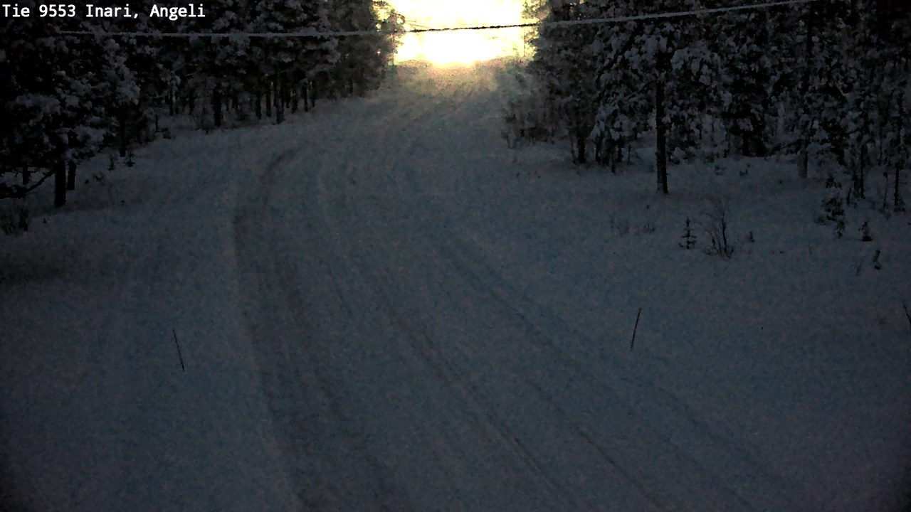 Kelikamerat Kuva Tie 9553 Inari, Angeli, Lintupuolivaara, Inari, Lappi