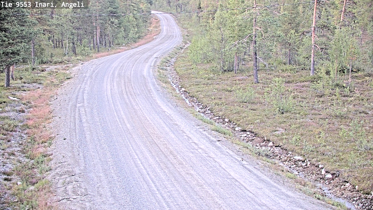 Kelikamerat Kuva Tie 9553 Inari, Angeli, Lintupuolivaara, Inari, Lappi