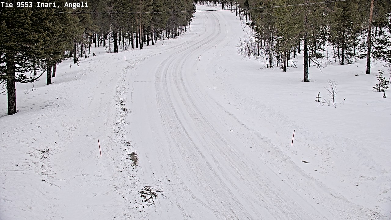 Kelikamerat Kuva Tie 9553 Inari, Angeli, Lintupuolivaara, Inari, Lappi