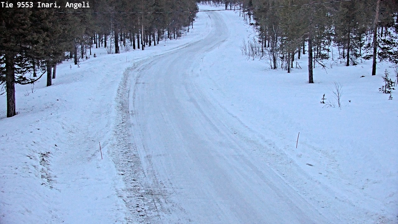 Kelikamerat Kuva Tie 9553 Inari, Angeli, Lintupuolivaara, Inari, Lappi