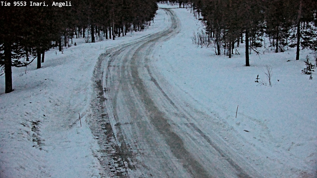 Kelikamerat Kuva Tie 9553 Inari, Angeli, Lintupuolivaara, Inari, Lappi
