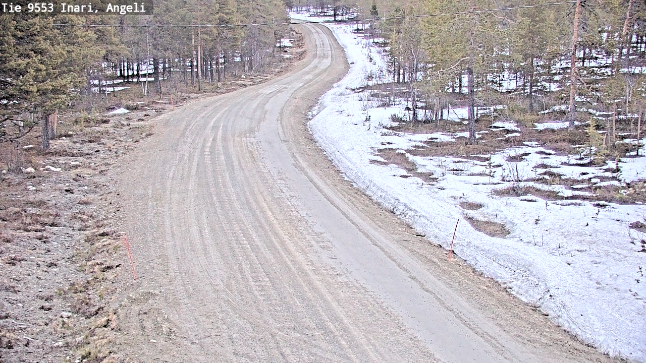 Kelikamerat Kuva Tie 9553 Inari, Angeli, Lintupuolivaara, Inari, Lappi