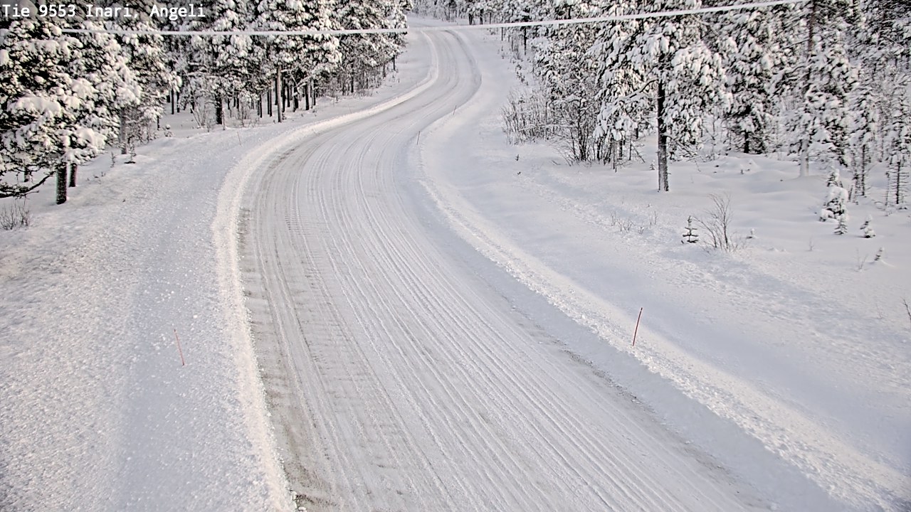 Weather Camera Image Väg 9553 Inari, Angeli, Lintupuolivaara, Inari, Lappi