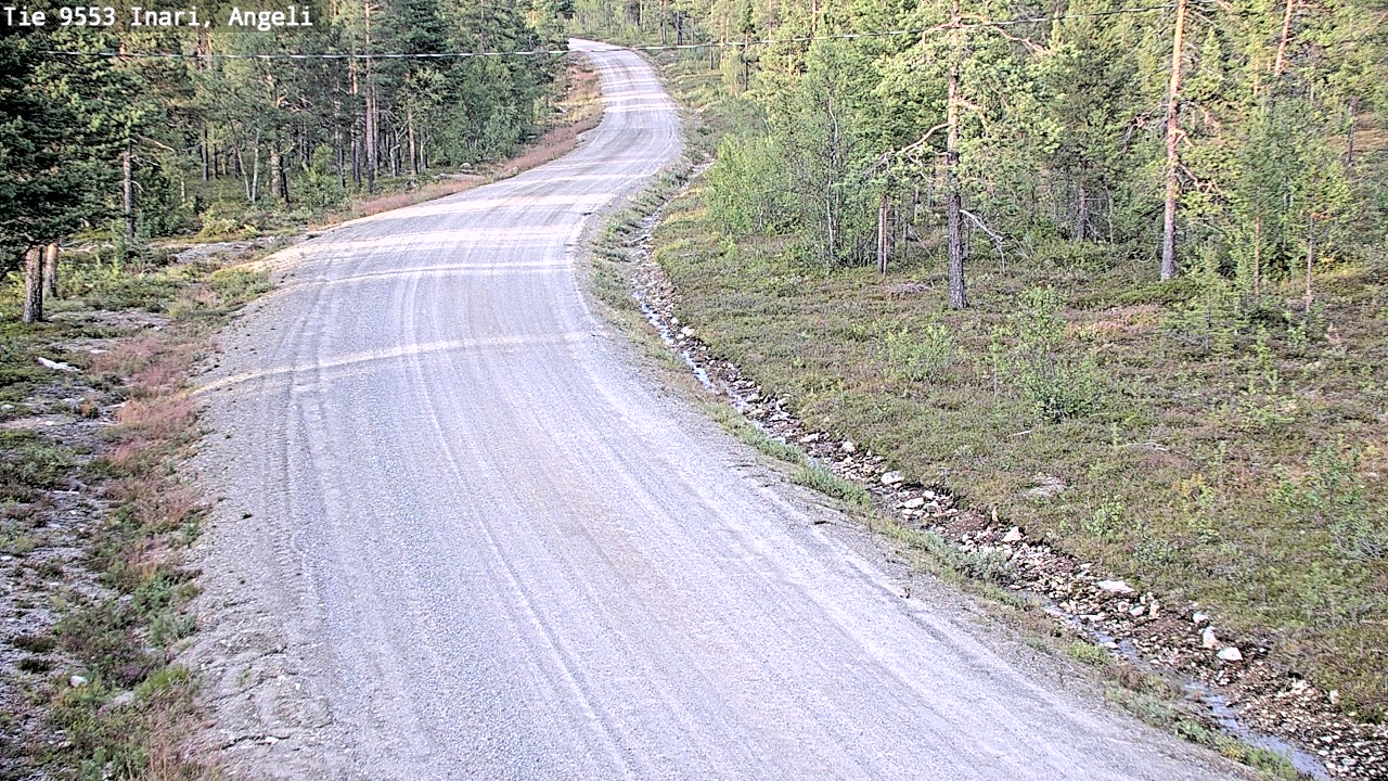Kelikamerat Kuva Tie 9553 Inari, Angeli, Lintupuolivaara, Inari, Lappi