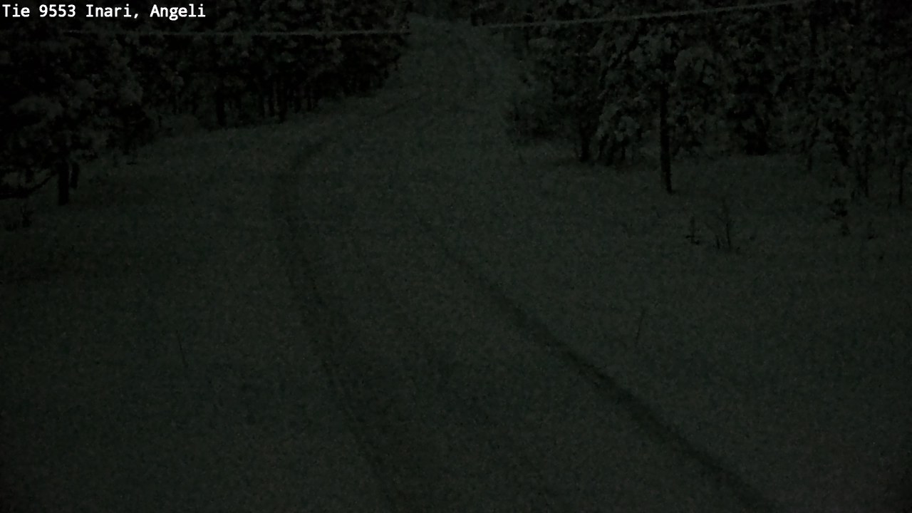 Weather Camera Image Road 9553 Inari, Angeli, Lintupuolivaara, Inari, Lappi