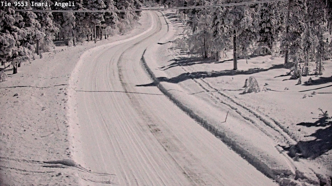Kelikamerat Kuva Tie 9553 Inari, Angeli, Lintupuolivaara, Inari, Lappi