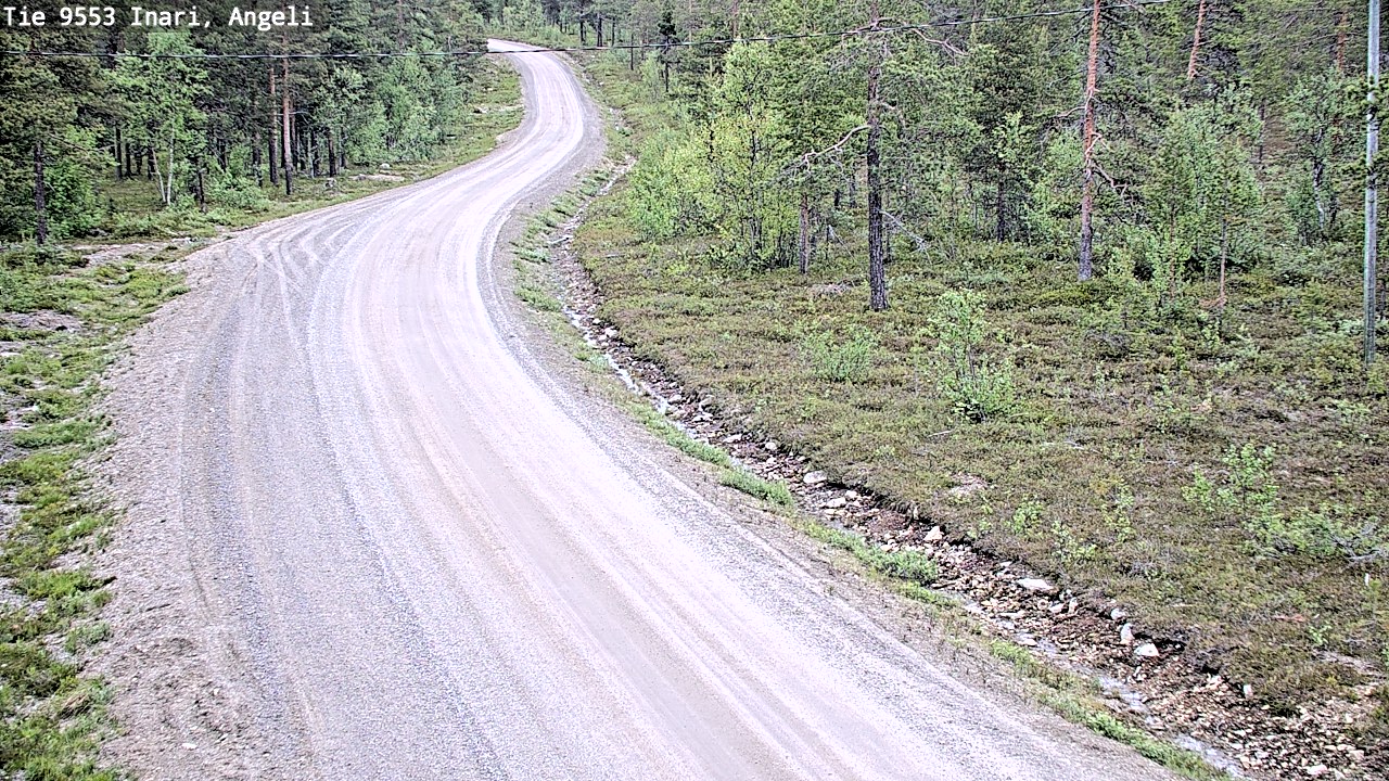 Kelikamerat Kuva Tie 9553 Inari, Angeli, Lintupuolivaara, Inari, Lappi