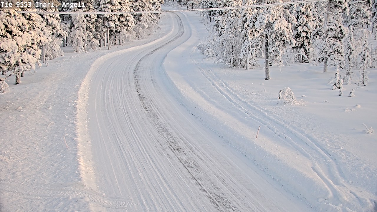 Kelikamerat Kuva Tie 9553 Inari, Angeli, Lintupuolivaara, Inari, Lappi