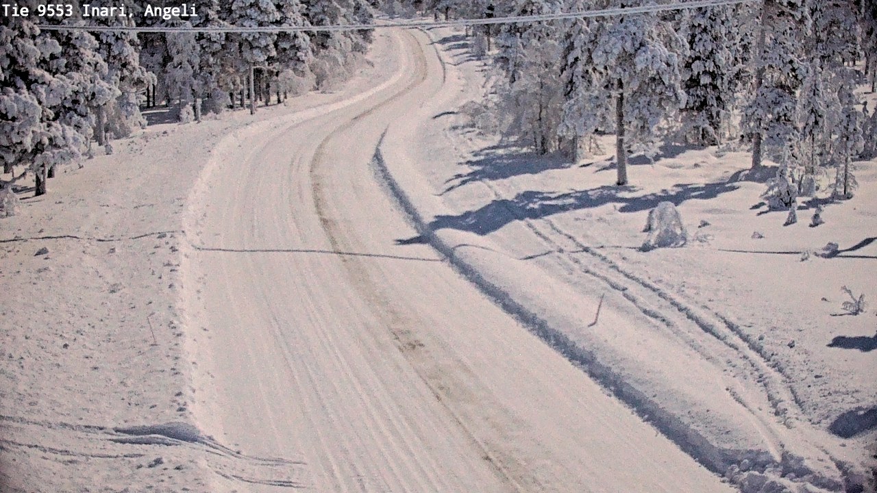 Kelikamerat Kuva Tie 9553 Inari, Angeli, Lintupuolivaara, Inari, Lappi