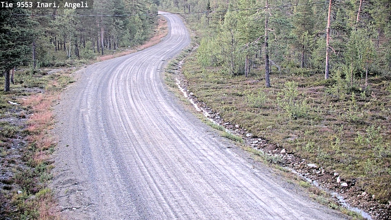 Kelikamerat Kuva Tie 9553 Inari, Angeli, Lintupuolivaara, Inari, Lappi