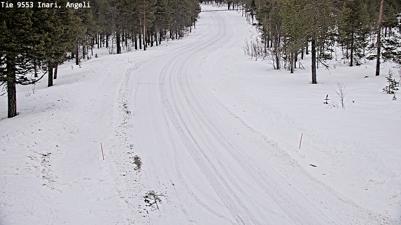 Kelikamerat Kuva Tie 9553 Inari, Angeli, Lintupuolivaara, Inari, Lappi