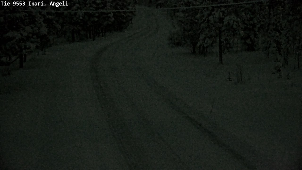 Weather Camera Image Road 9553 Inari, Angeli, Lintupuolivaara, Inari, Lappi
