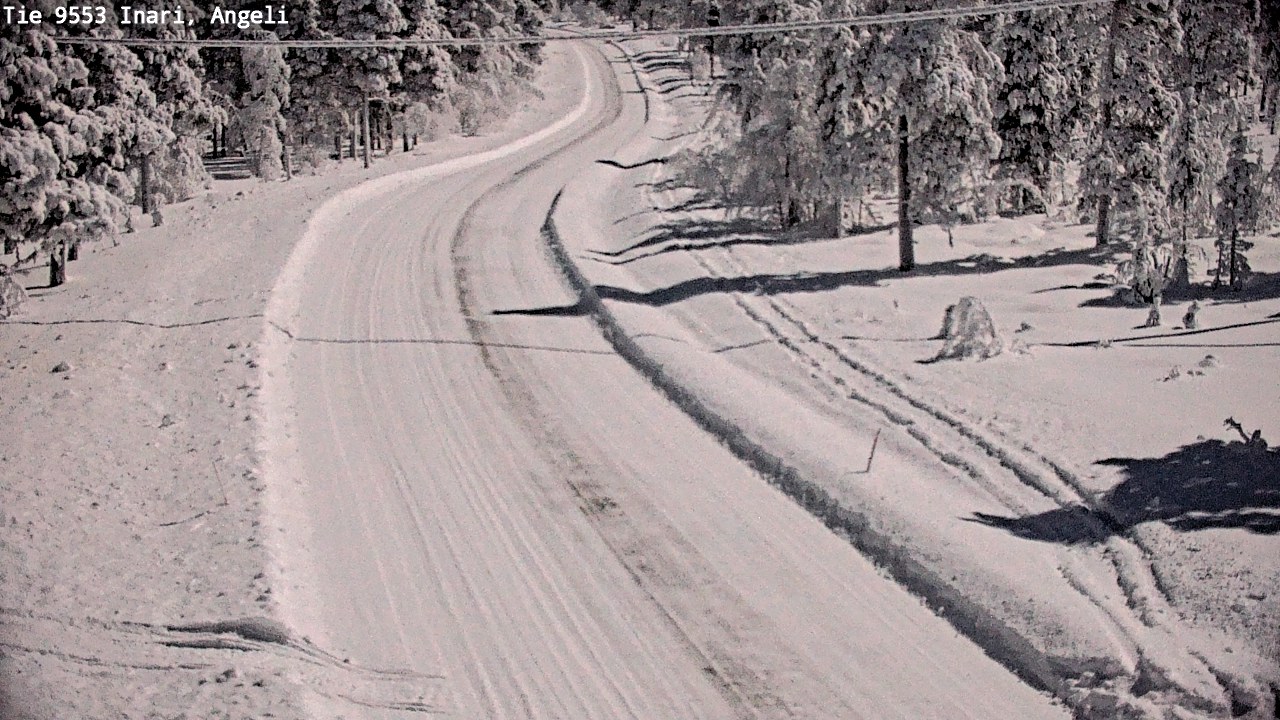 Kelikamerat Kuva Tie 9553 Inari, Angeli, Lintupuolivaara, Inari, Lappi