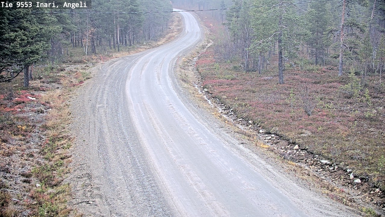 Kelikamerat Kuva Tie 9553 Inari, Angeli, Lintupuolivaara, Inari, Lappi