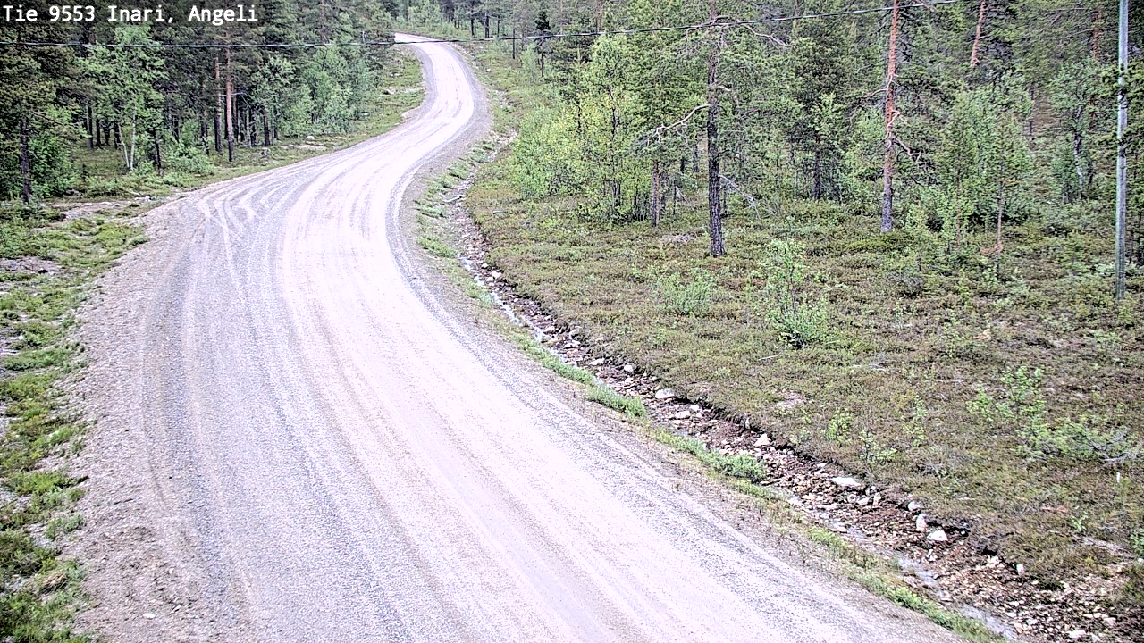 Kelikamerat Kuva Tie 9553 Inari, Angeli, Lintupuolivaara, Inari, Lappi