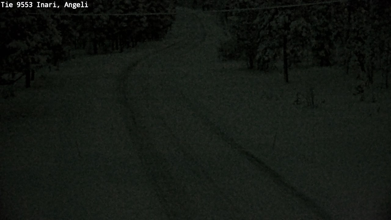 Weather Camera Image Road 9553 Inari, Angeli, Lintupuolivaara, Inari, Lappi