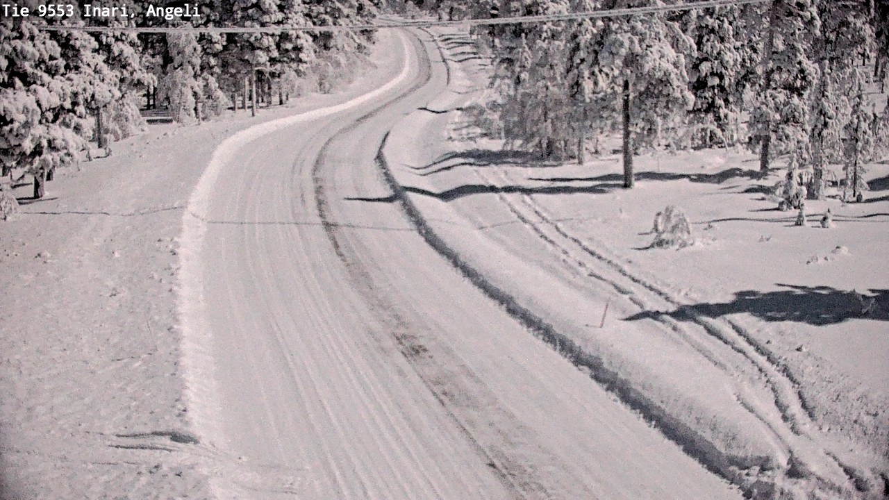 Kelikamerat Kuva Tie 9553 Inari, Angeli, Lintupuolivaara, Inari, Lappi