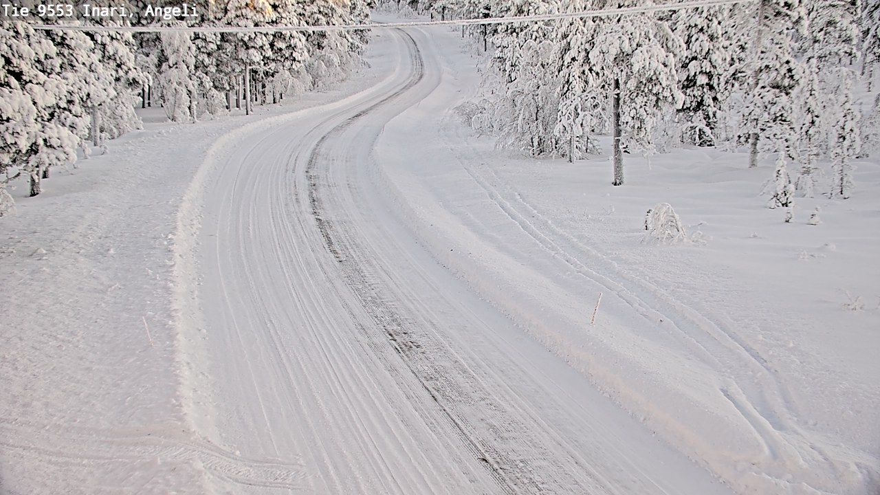 Kelikamerat Kuva Tie 9553 Inari, Angeli, Lintupuolivaara, Inari, Lappi