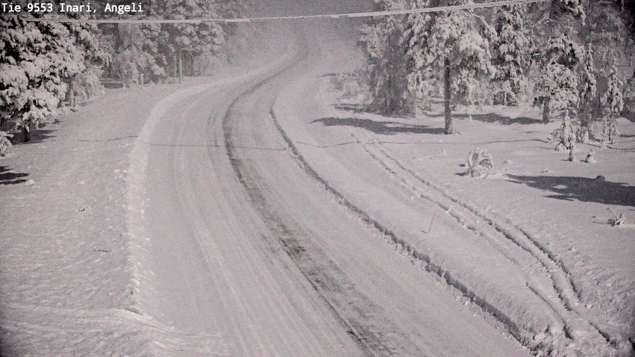 Kelikamerat Kuva Tie 9553 Inari, Angeli, Lintupuolivaara, Inari, Lappi